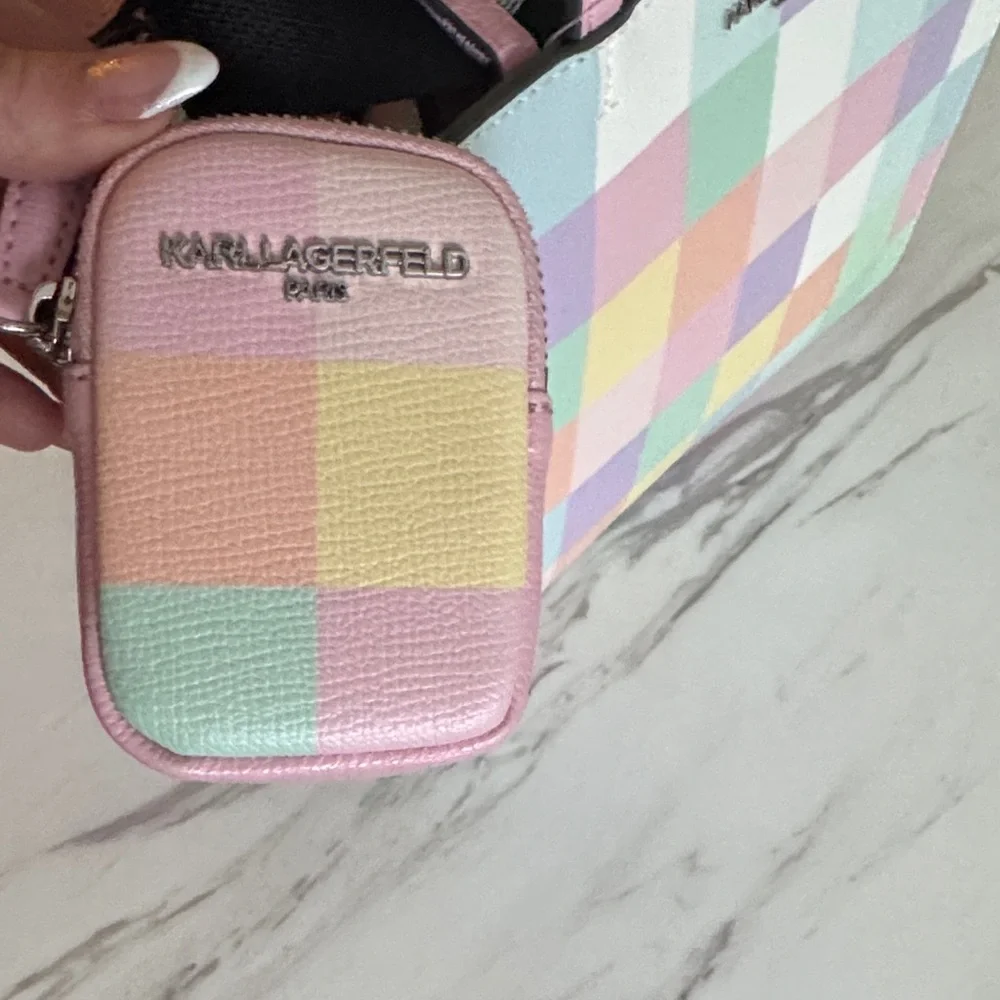 KARL LAGERFELD PARIS Jacqueline Crossbody Bag Pastel - Picture 10 of 13